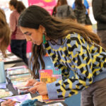 Saba at a creative fair